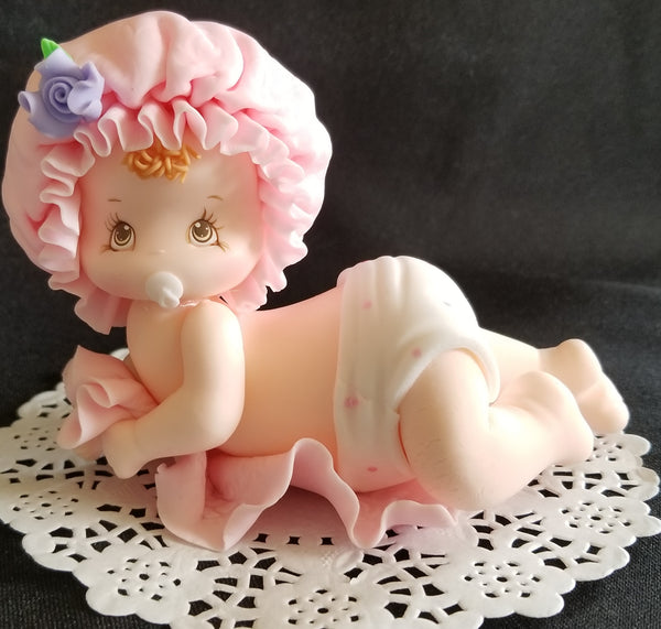 Baby Cake Topper Twins Baby Shower Cake Decoration Slepping Babies Cake Decoration - Cake Toppers Boutique