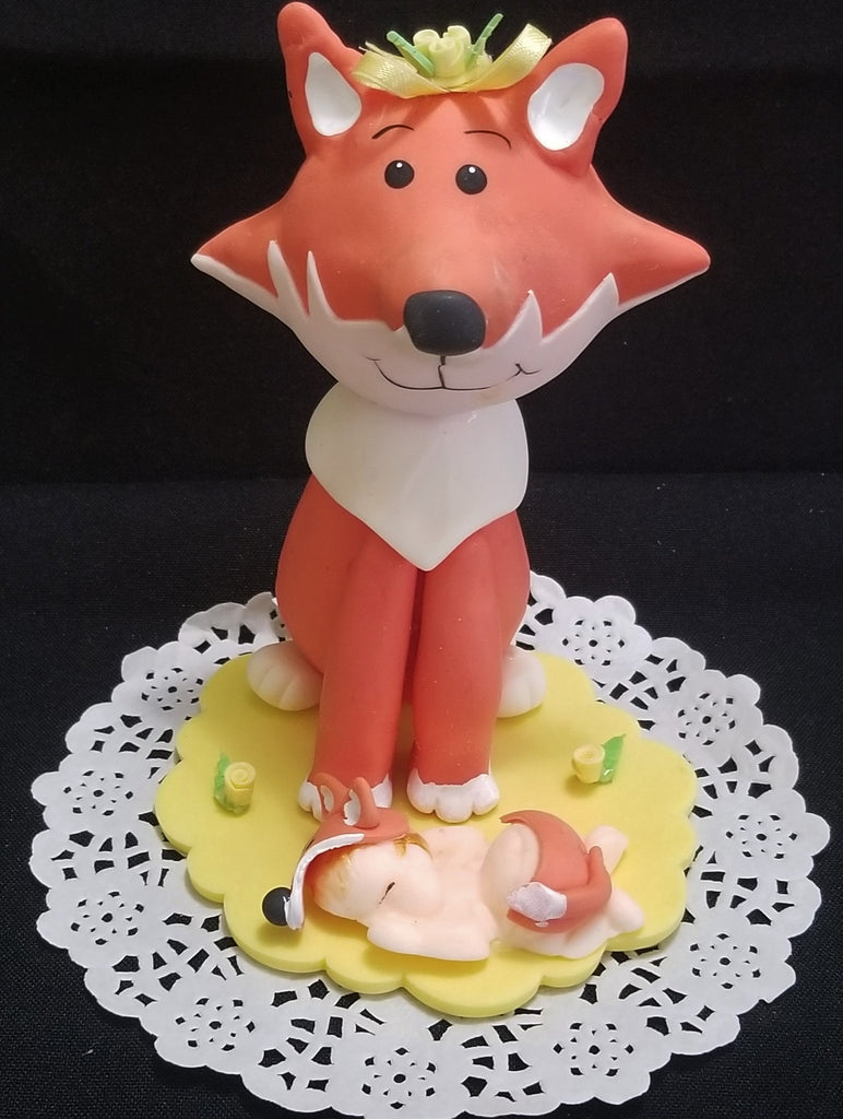 The Woodland Fox Fondant Cake Topper - Celebration Cakes & Toppers