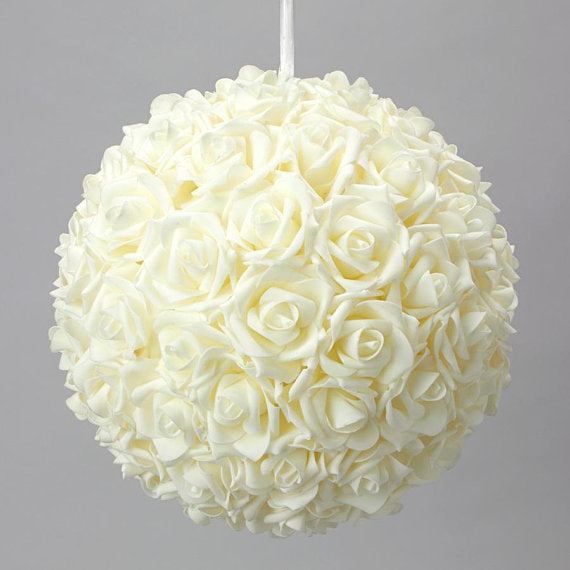 Wedding Flower Balls Flower Girl Kissing Balls Roses Kissing Balls Pomanders Wedding Decorations - Cake Toppers Boutique