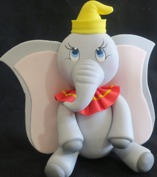 Elephant Cake Topper Elephant Cake Decoration Circus Elephant with Yellow Hat - Cake Toppers Boutique