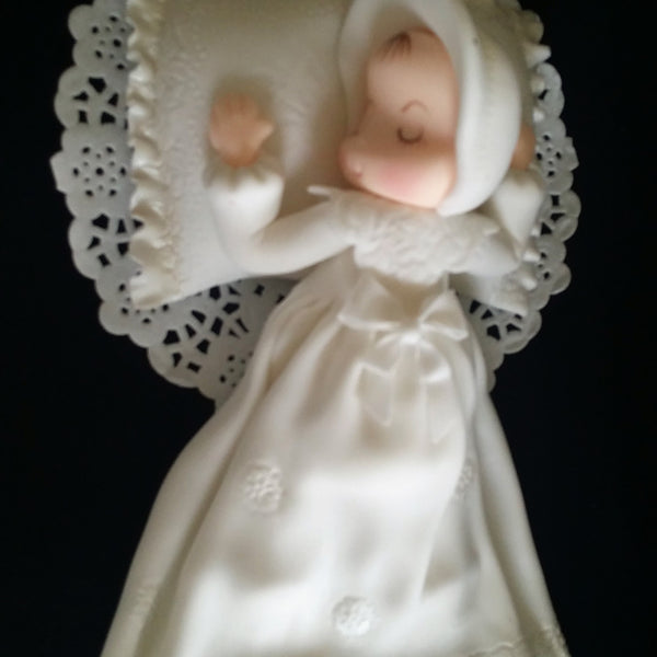 Baby Boy or Girl in Baptism Gown Cake Decoration Twins Cake Toppers - Cake Toppers Boutique