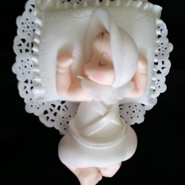 Baby Girl Baptism Cake Topper Christening Cake Decorations African American Baby Baptism - Cake Toppers Boutique