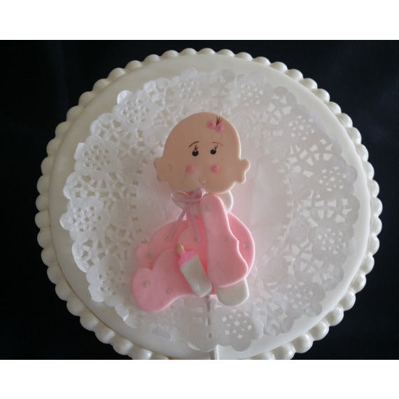 Baby Shower Centerpiece Picks Baby Shower Decoration Baby Girl or Boy Decorations 6pcs - Cake Toppers Boutique