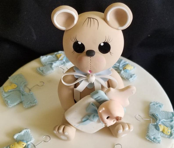Bear Cake Topper Bear Cake Decorations Teddy Bear Cake Topper - Cake Toppers Boutique