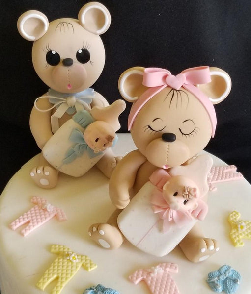 Bear Cake Topper Bear Cake Decorations Teddy Bear Cake Topper - Cake Toppers Boutique
