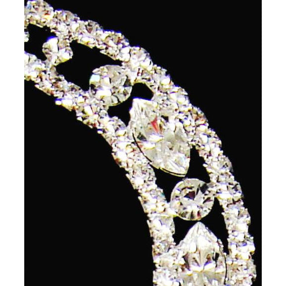 Wedding Rhinestone Heart Cake Topper Crystal Double Heart Cake Decoration Wedding Cake Topper - Cake Toppers Boutique