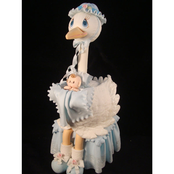 Storks Cake Topper, Baby Shower Storks, Mommy Stork Cake Decorations in Pink, Blue or Yellow - Cake Toppers Boutique