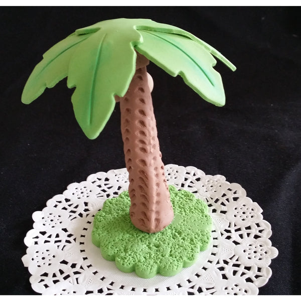 Palm Tree Jungle Cake Decoration Palm Tree Cake Topper Safari and Jungle Birthday Decor - Cake Toppers Boutique