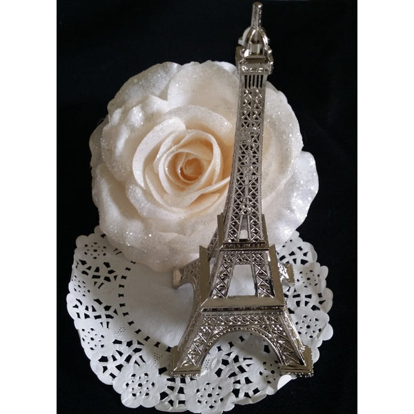 Eiffel Tower Wedding Cake Topper, Antique Wedding Favor, Paris Wedding Decoration, Eiffel Tower Baby Shower, Eiffel Party Theme Decoration - Cake Toppers Boutique